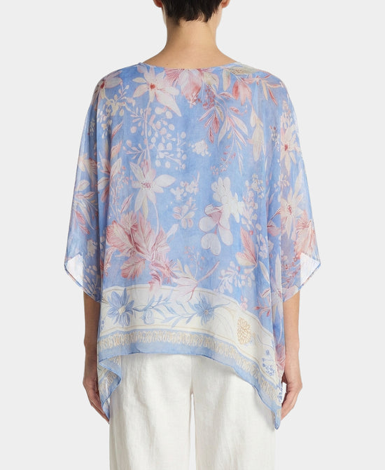 Floral Silk Top view 2