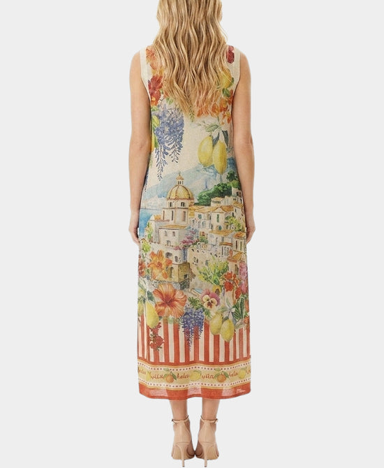
"Dolce Vita" Print Dress in MULTI view 2