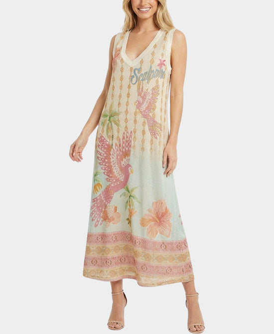 
Bird Multi Print Dress in MULTI view 1