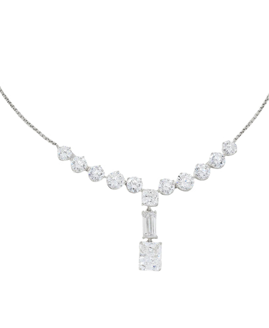 Crystal Cluster Necklace view 