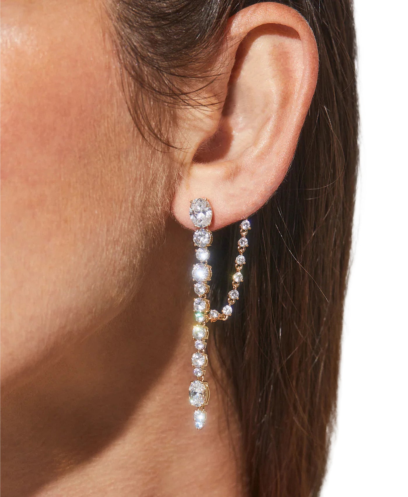 Crystal Statement Earrings view 1