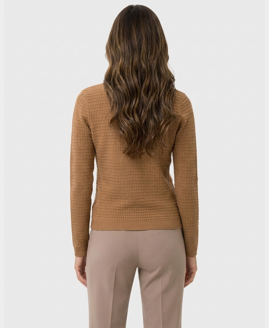 
Knit Cardigan in CAMEL view 2