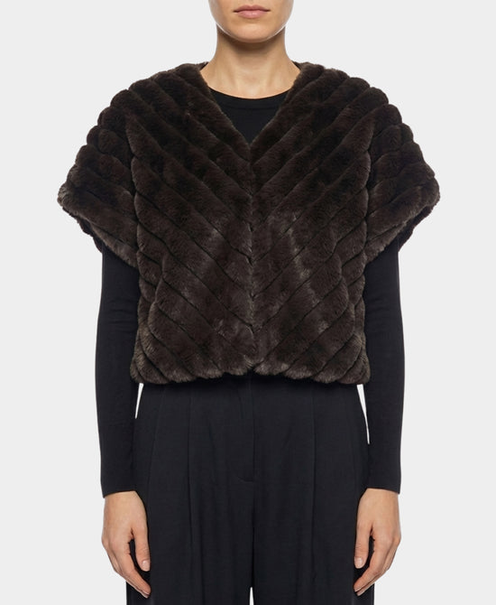 Faux Fur Bolero view 