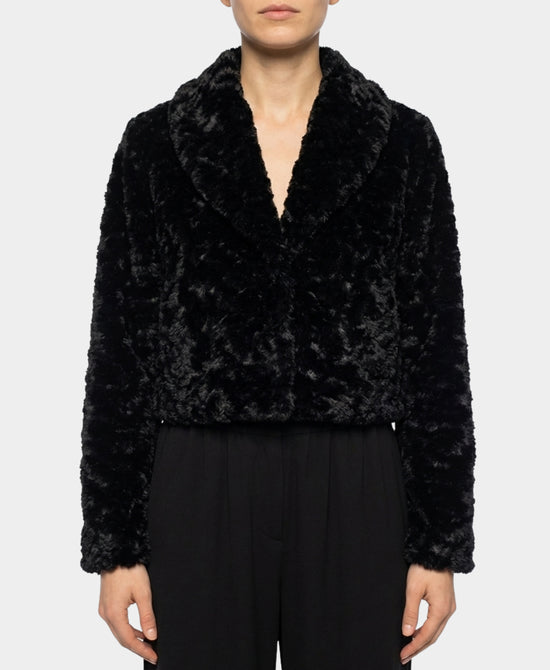 Faux Fur Cropped Jacket view 