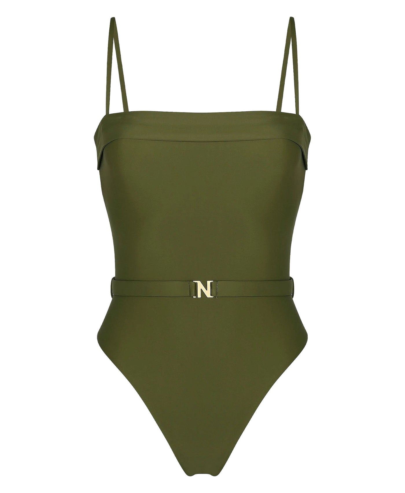 Solid One-Piece Swimsuit view 1