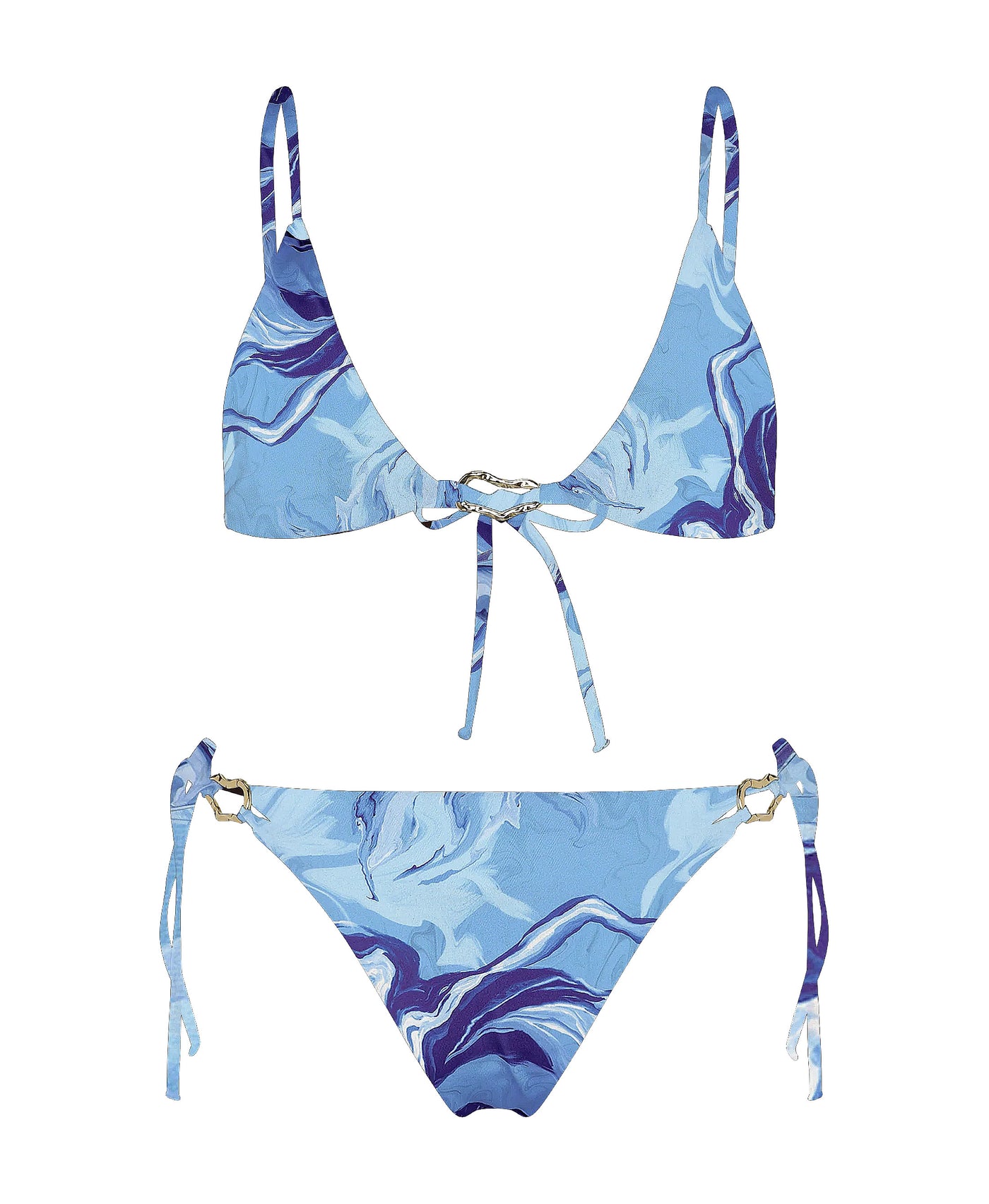 Marble Print Bikini- 2 Pc Set view 1