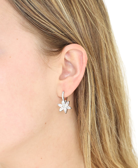 Double Flower Earrings view 