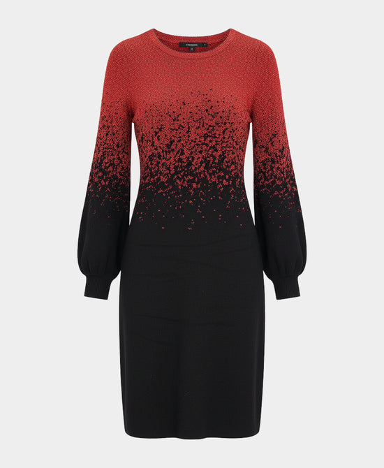 Knit Metallic Ombre Dress view 