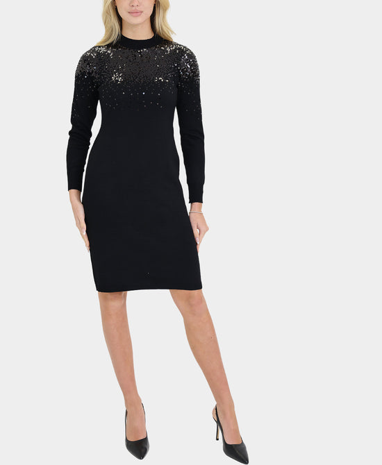 Knit Dress w/ Sequins view 