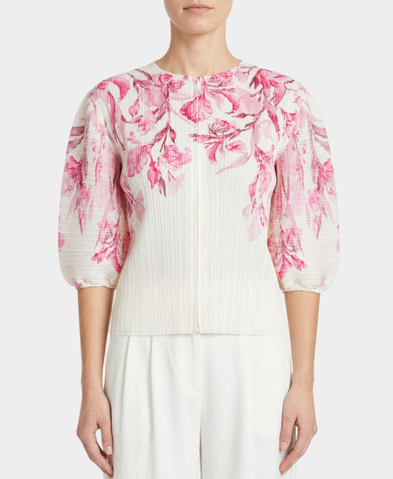 Printed Plisse Blouse view 