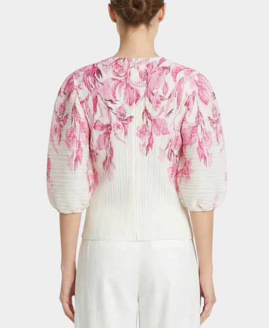 Printed Plisse Blouse view 
