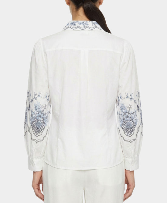 Blouse w/ Embroidered Detail view 