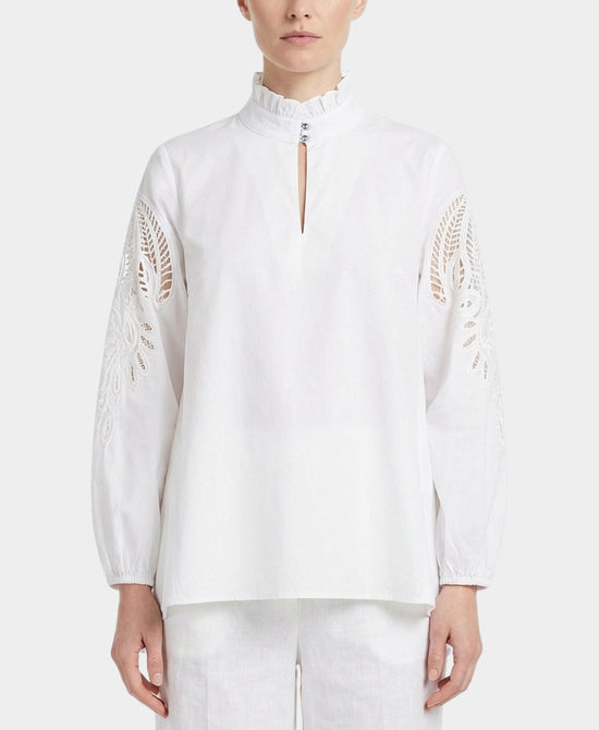 Hi-Lo Eyelet Blouse view 1