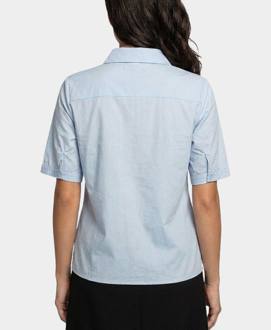 
Floral Print Blouse in BLUE view 2