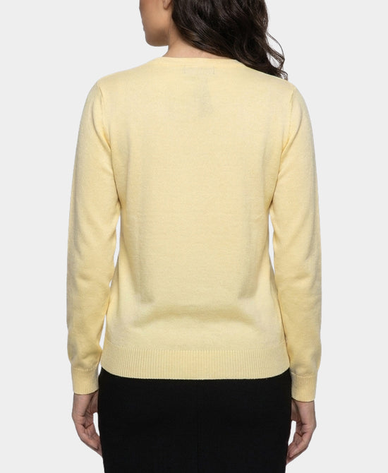 
Sweater w/ Floral Print in YELLOW view 2