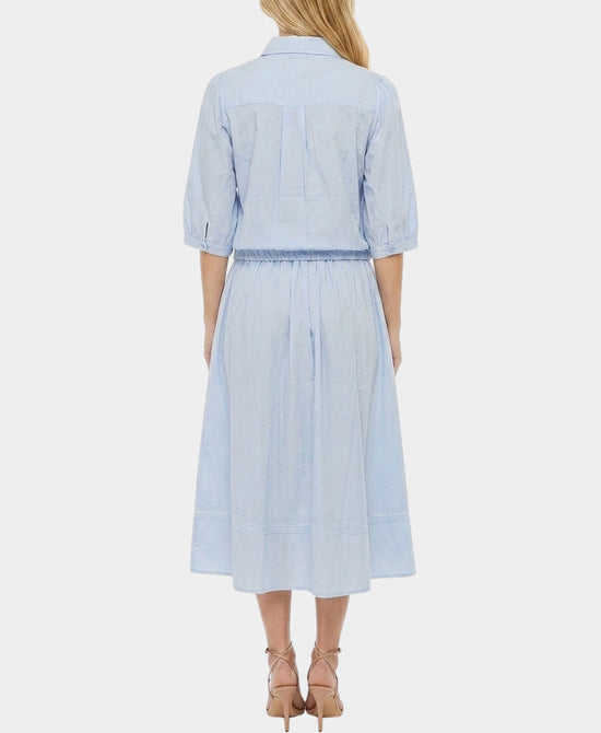 
Eyelet Trim Top & Skirt Set- 2 Pc Set in BLUE view 2