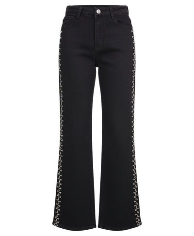 Jeans w/ Jewel & Rhinestone Trim image 1
