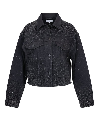 Denim Jacket w/ Crystals image 1
