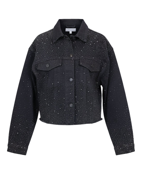 Denim Jacket w/ Crystals view 