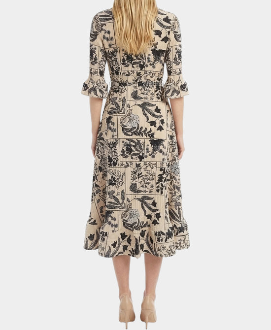 Plisse Micro Pleat Floral Dress view 2