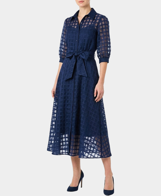 Organza Shirt Dress w/ Rhinestones view 1