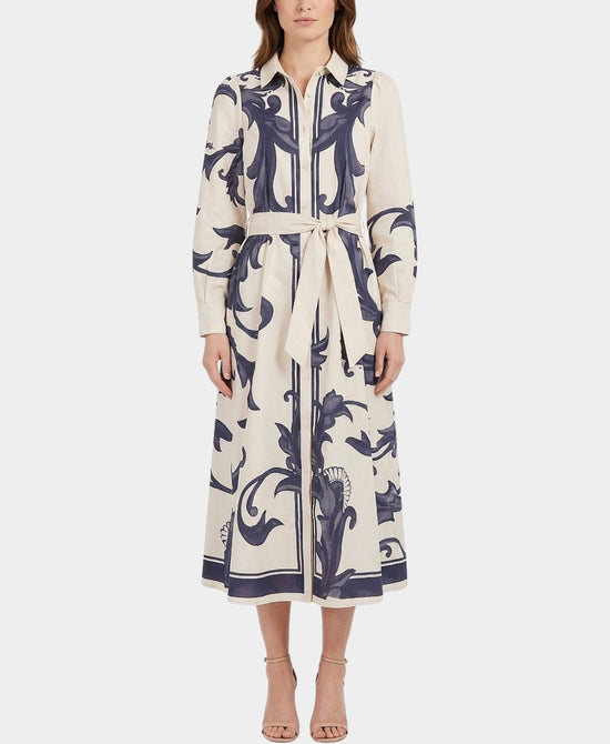 Printed Midi Dress view 1