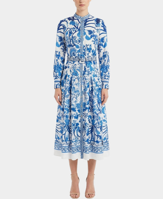 Printed Midi Dress view 1