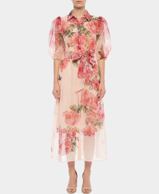 Floral Print Maxi Dress view 1