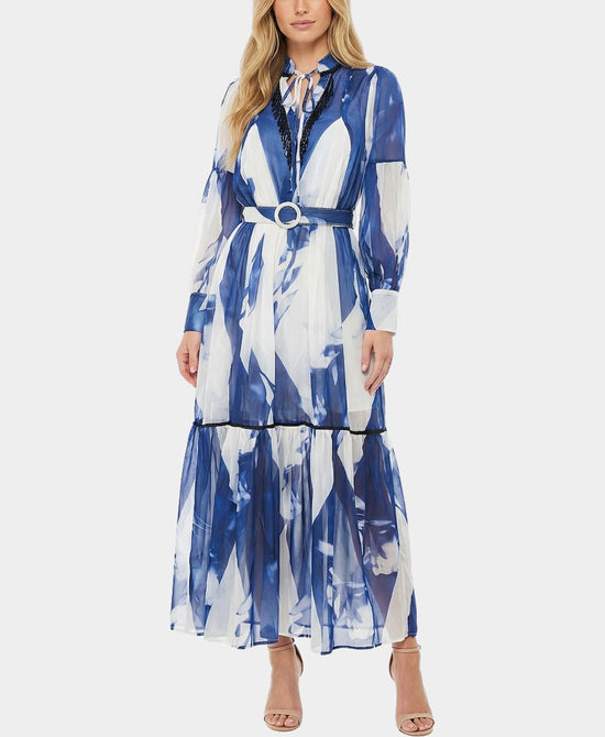 Maxi Dress w/ Beaded Accents view 1