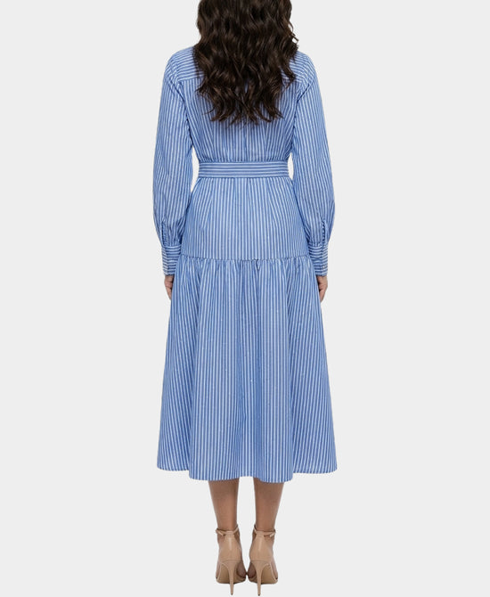 Stripe Maxi Dress w/ Rhinestones view 2