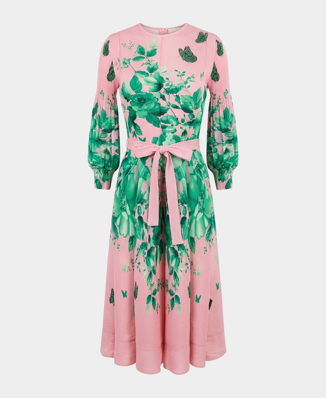 Floral Plisse Micro Pleat Dress – FOX'S - Online