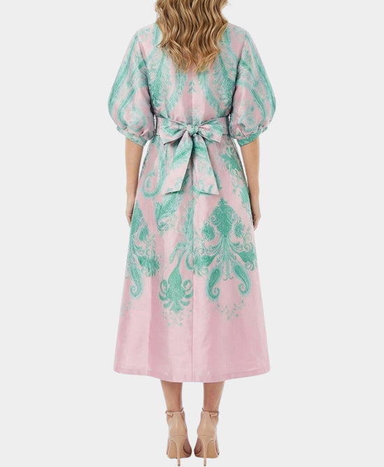 Baroque Print Maxi Dress view 2