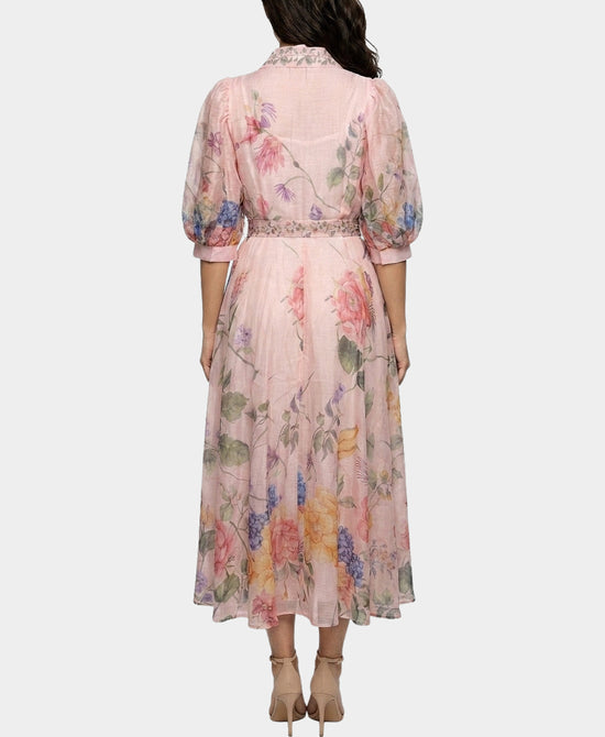 
Print Maxi Dress in PINK MULTI view 2