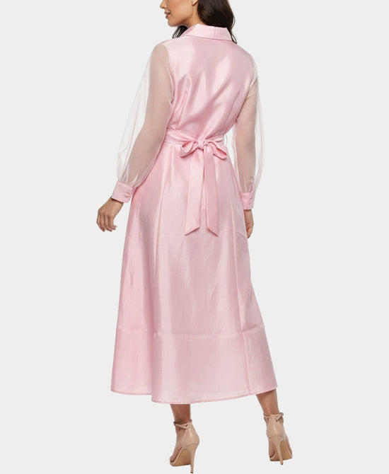 
Maxi Dress w/ Flowers & Sequins in PINK view 2