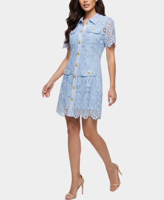 
Lace Dress in LIGHT BLUE view 1