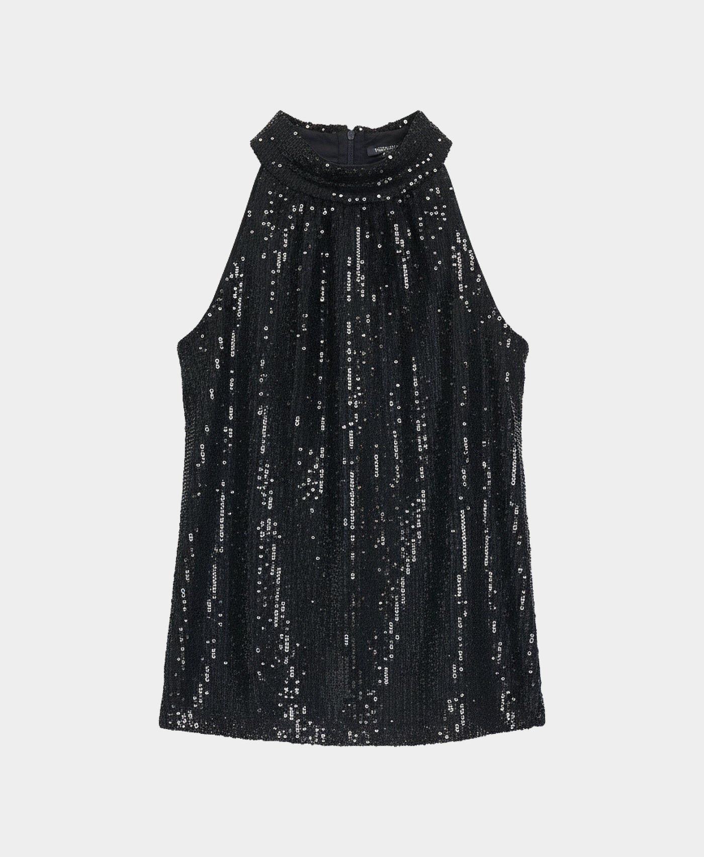 Sequin Halter Top view 2