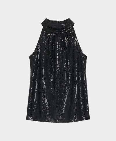 Sequin Halter Top image 2