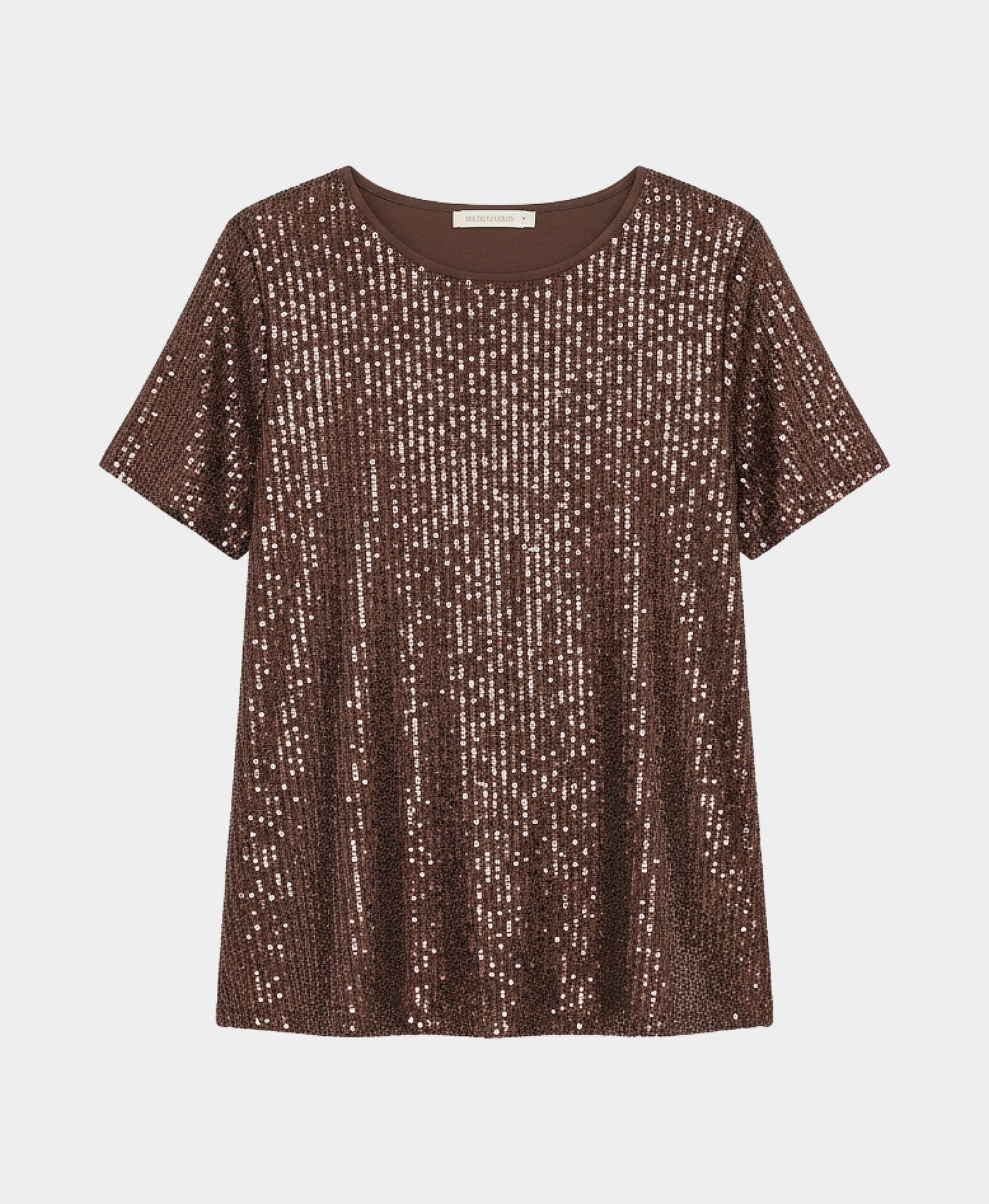 Sequin Short Sleeve Top view 2