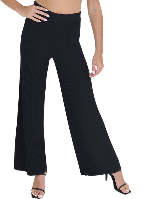 Knit Ribbed Pants view 