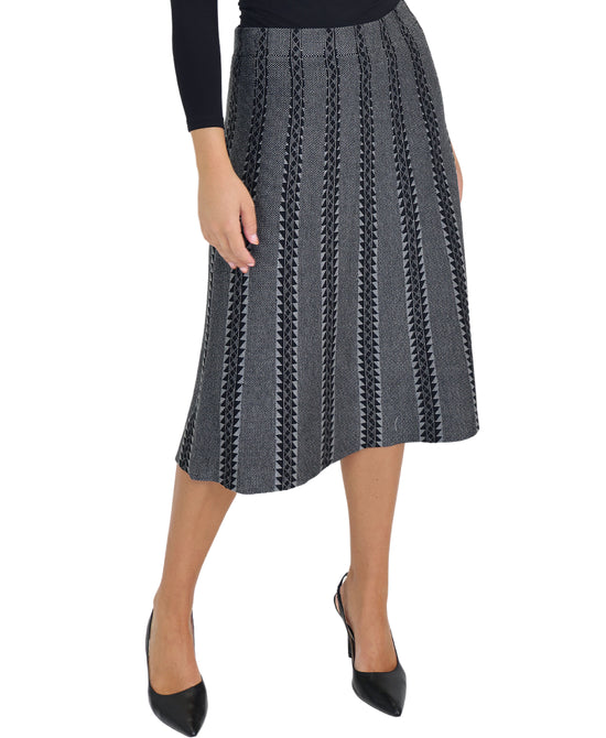 Geo Print Midi Skirt view 