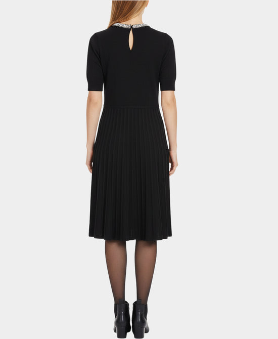 Sweater Dress w/ Beaded Trim view 