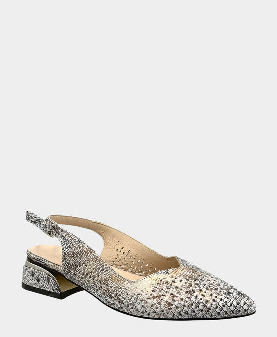
Leather Printed Slingback in MULTI view 1