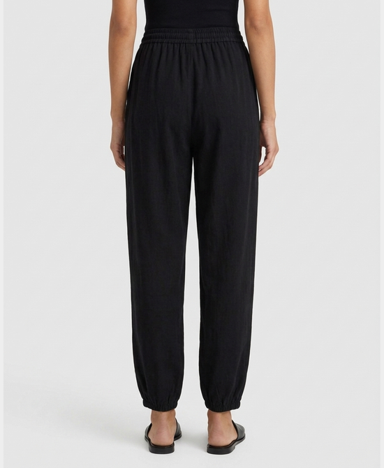 
Pinwale Corduroy Balloon Pants in BLACK view 2