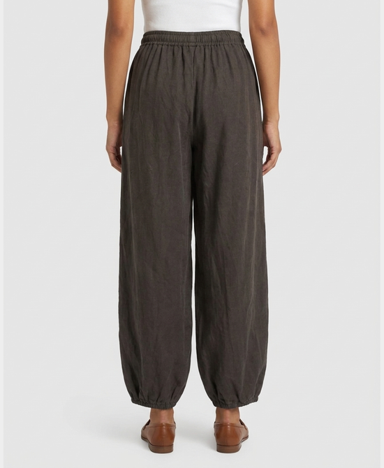 
Pinwale Corduroy Balloon Pants in BROWN view 2