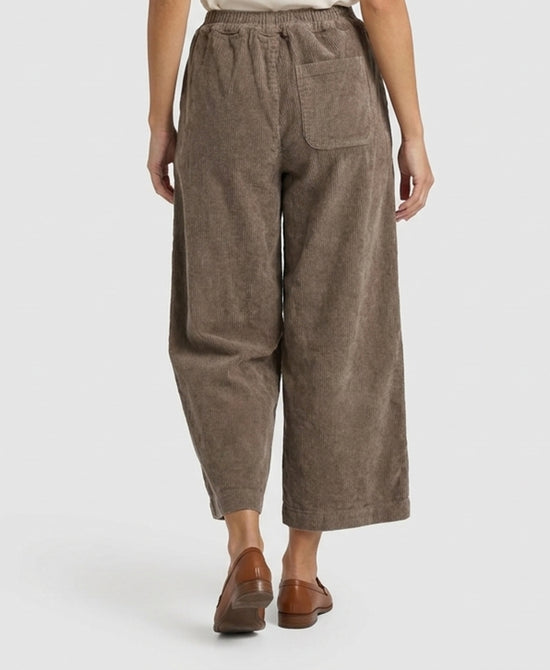 
Pleated Corduroy Pants in TAUPE view 2