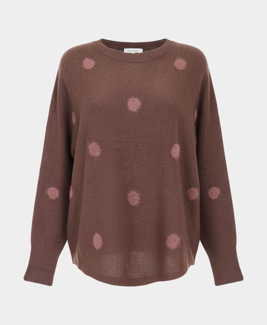 Sweater w/ Fuzzy Dots view 