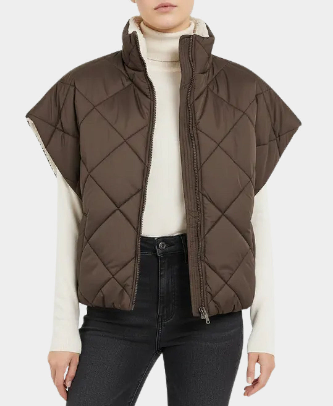 Reversible Quilted Short Sleeve Vest – FOX'S - Online