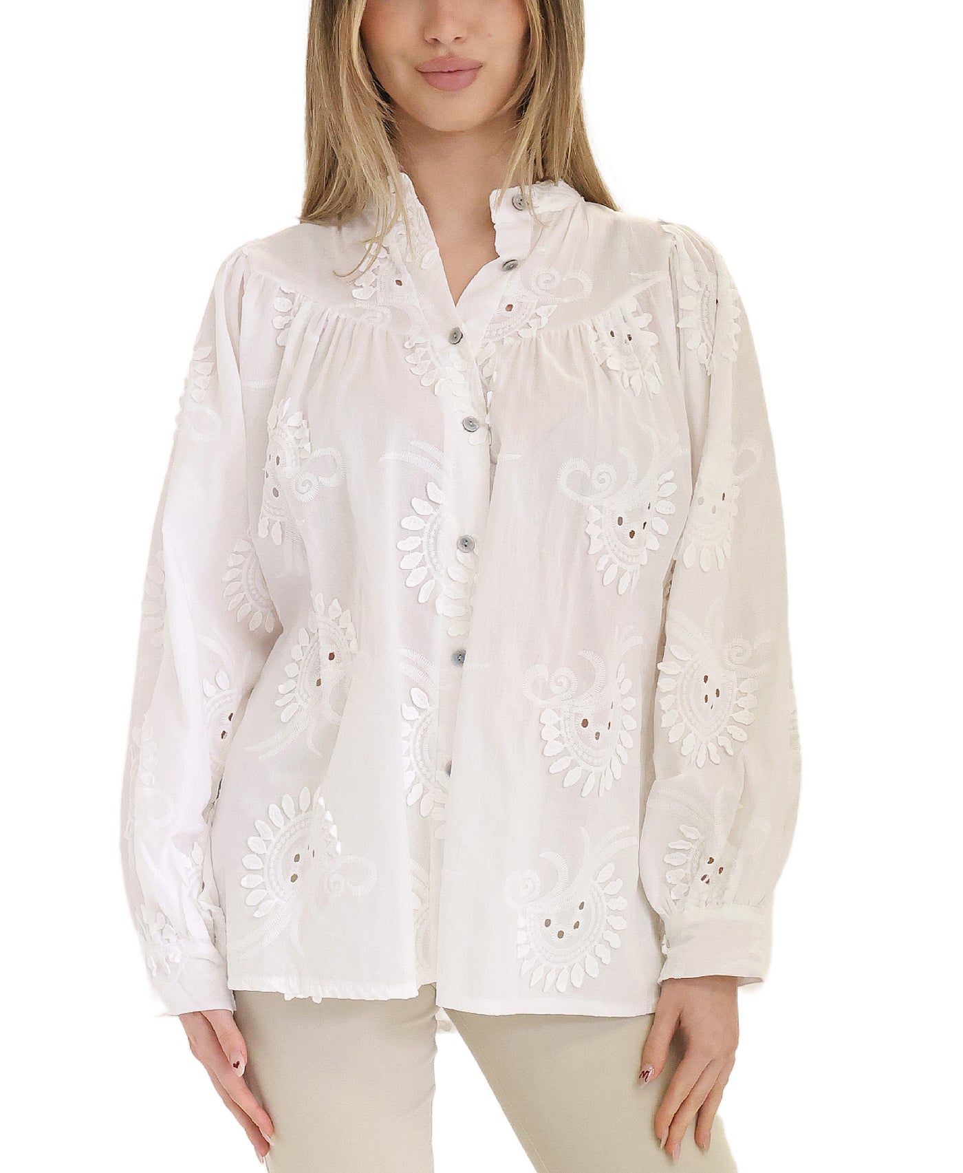 Embroidered Blouse view 1