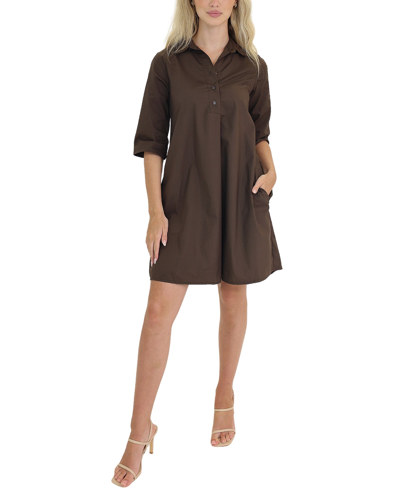 A-Line Shirt Dress view 1