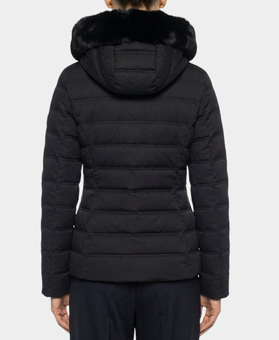 Puffer Jacket w/ Faux Fur Trim Hood image 2